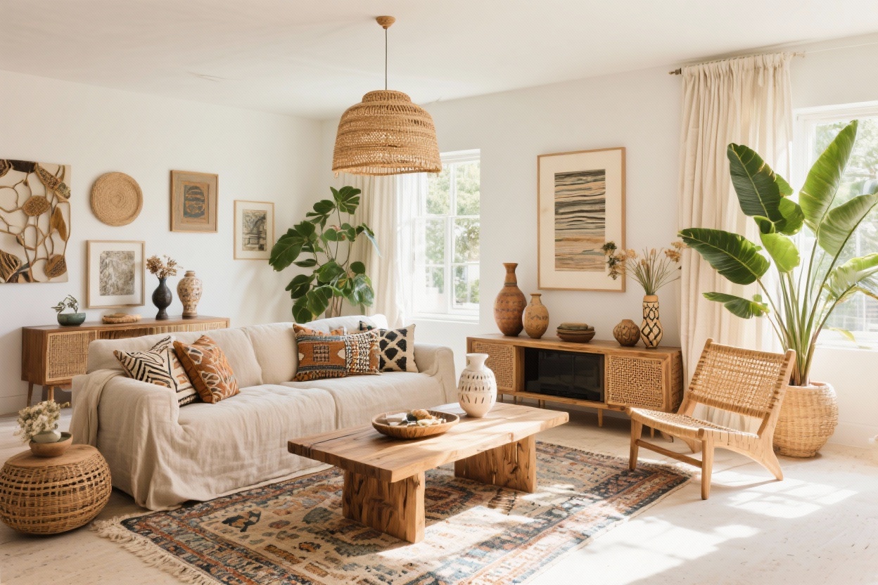 7 Boho Living Room Ideas That Look Completely Designer level