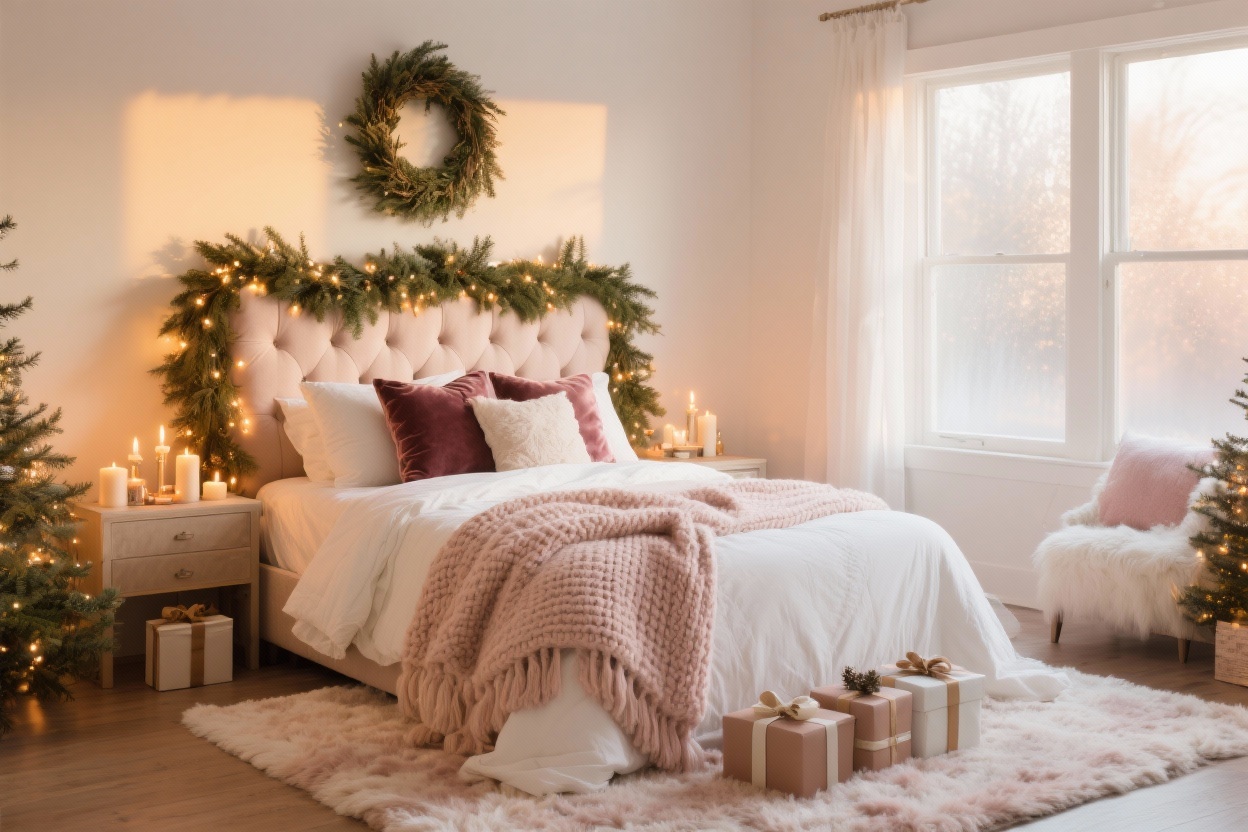 7 Christmas Bedroom Design Ideas That Feel Totally Magical