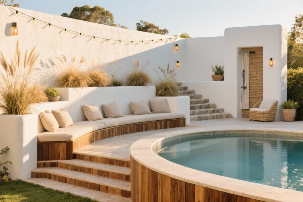 8 Above ground Pool Upgrades That Look Way Better Than a Basic Deck