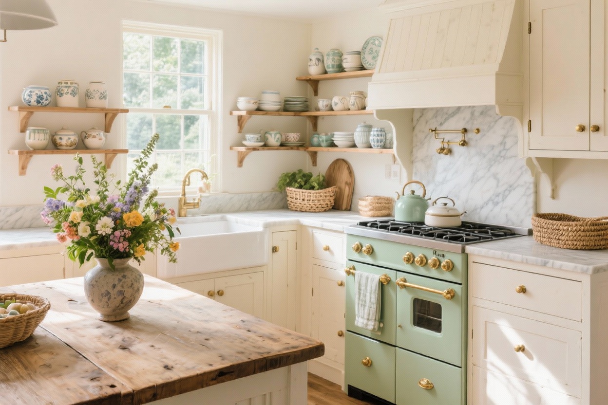 8 Cottage Kitchen Styling Tricks That Make the Space Feel Timeless