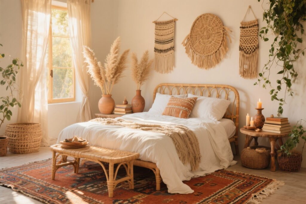 8 Curated Boho Bedroom Ideas for a Truly Inviting Space