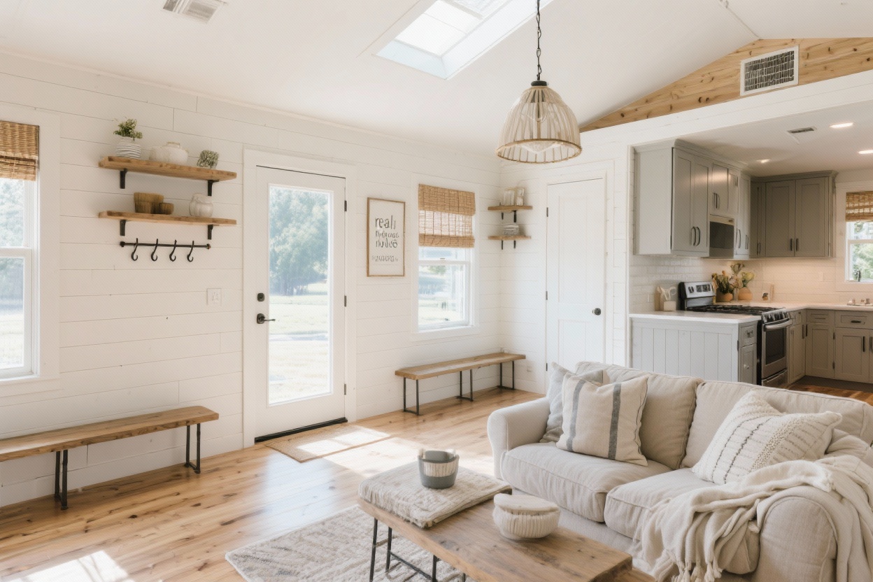 8 Design Principles That Make a Mobile Home Look Like a Real House