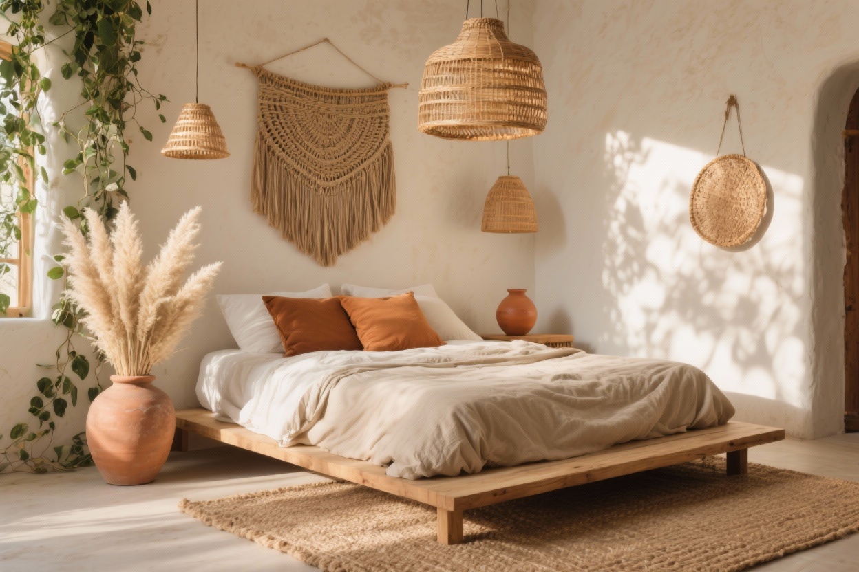 8 Earthy Boho Bedroom Ideas That Feel Like a Mood, Not a Trend