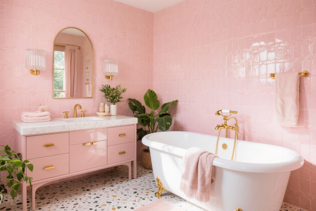8 Pink Bathroom Ideas That Prove Color Is a Total Superpower