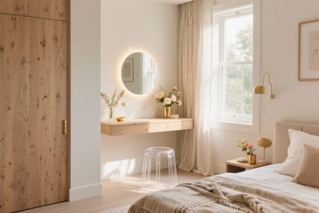 8 Small bedroom Vanity Ideas That Look Extremely