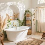 9 Boho Bathroom Ideas That Feel Soft, Soulful, and Stunning