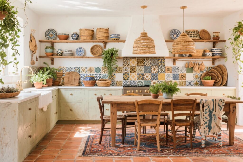 9 Boho Kitchen Ideas That Feel Traveled, Loved, and Lived in