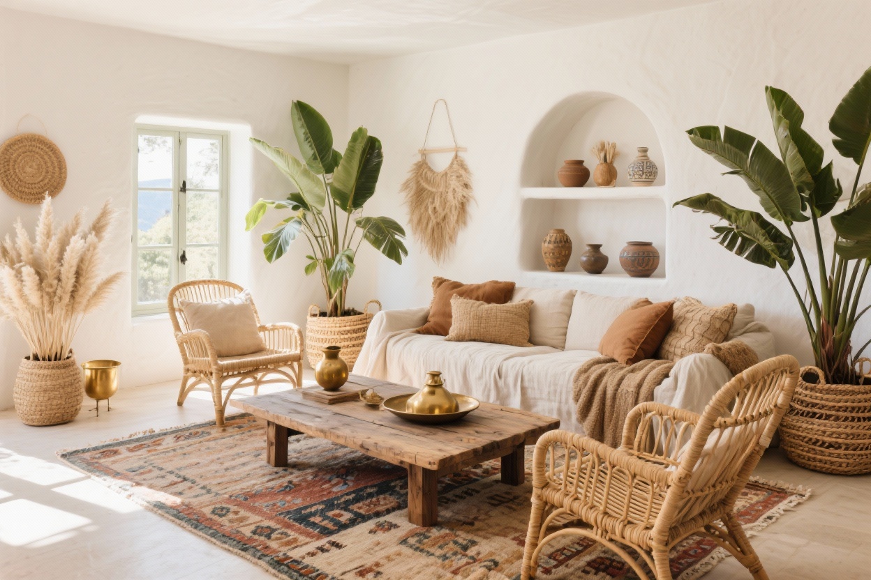 9 Boho Living Room Ideas With Natural Style You’ll Fall in Love With