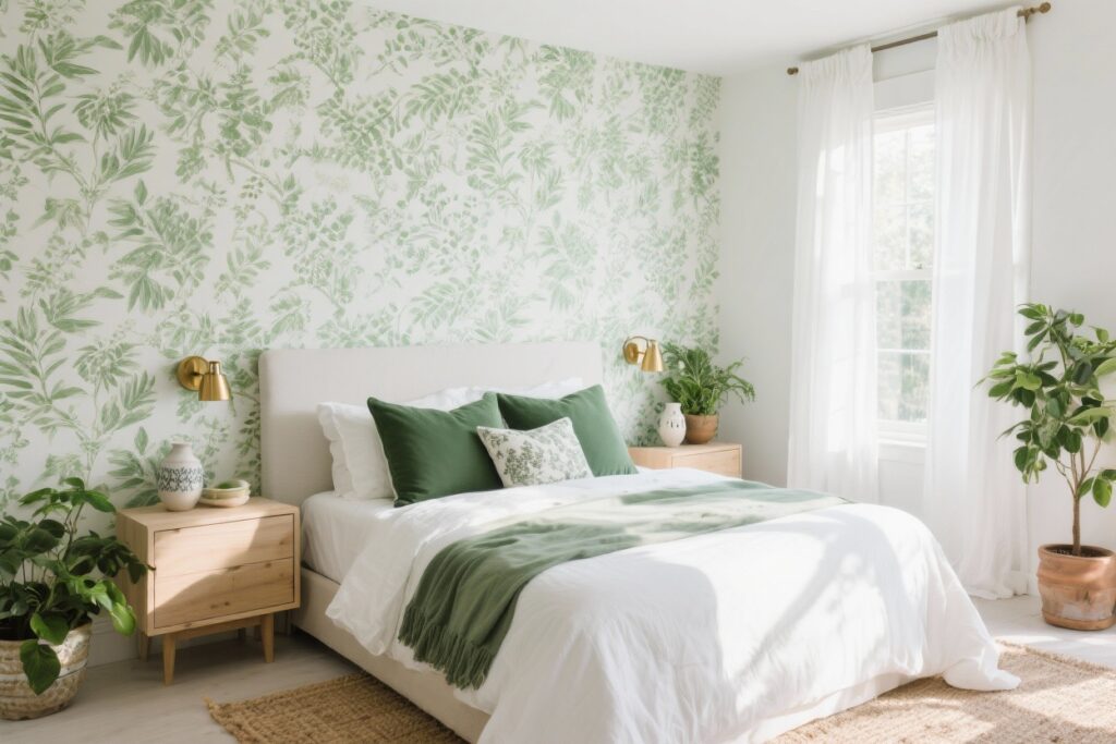9 Green and White Bedroom Ideas That Feel Fresh and Effortless