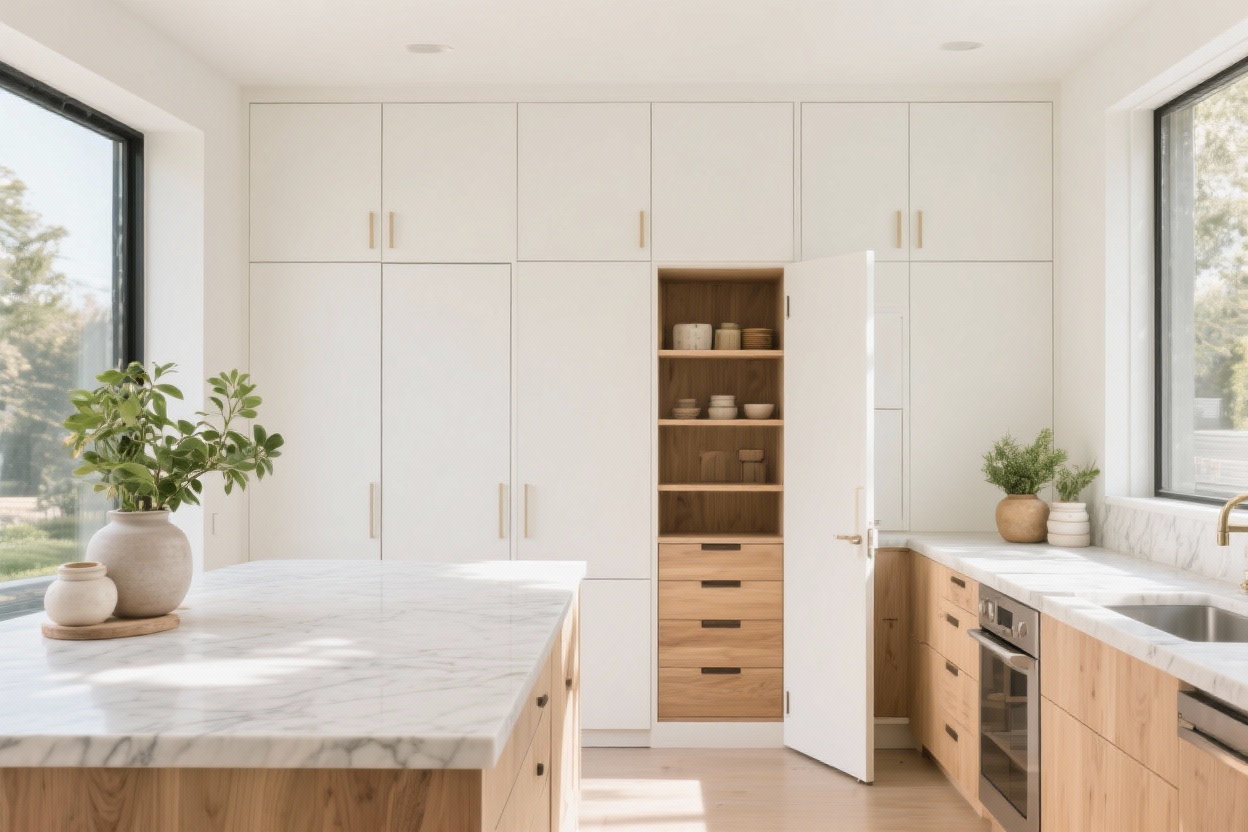 9 Hidden Pantry Ideas for a Clean Kitchen Look That Feel Effortlessly Chic