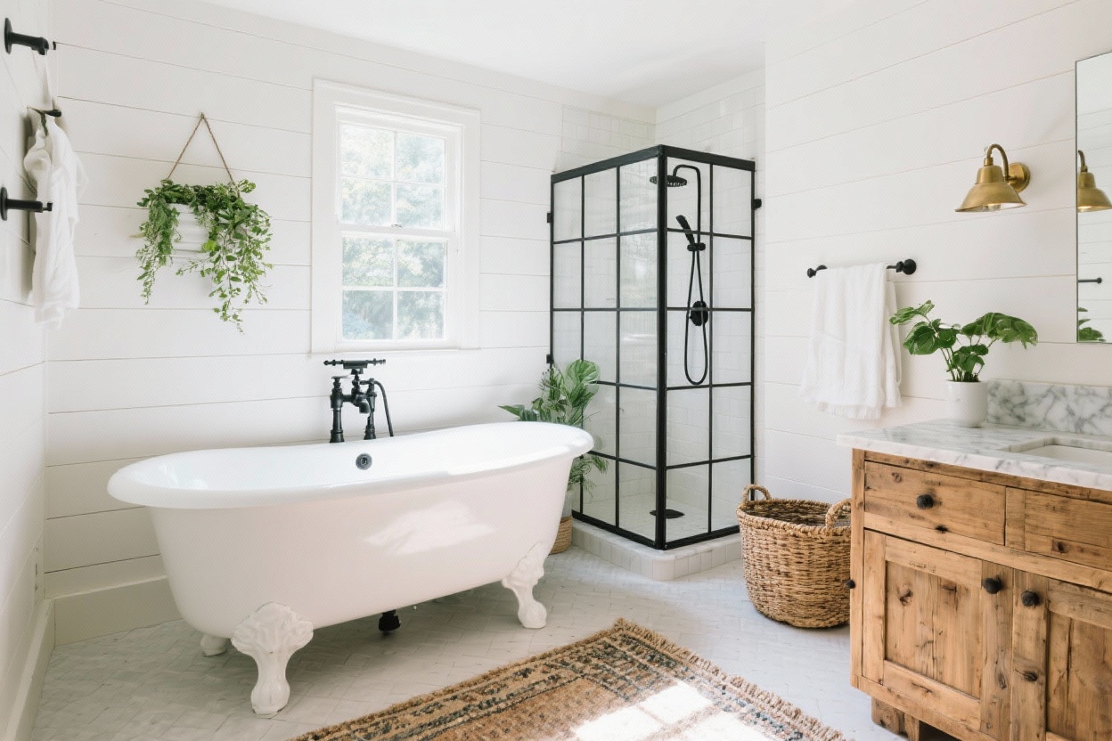 9 Modern Farmhouse Bathroom Details That Always Look perfect