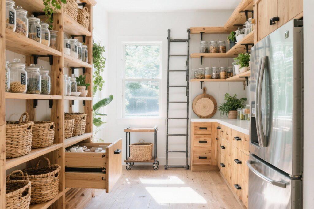 9 Pantry Ideas to Maximize Space and Storage That Feel Effortlessly Stylish