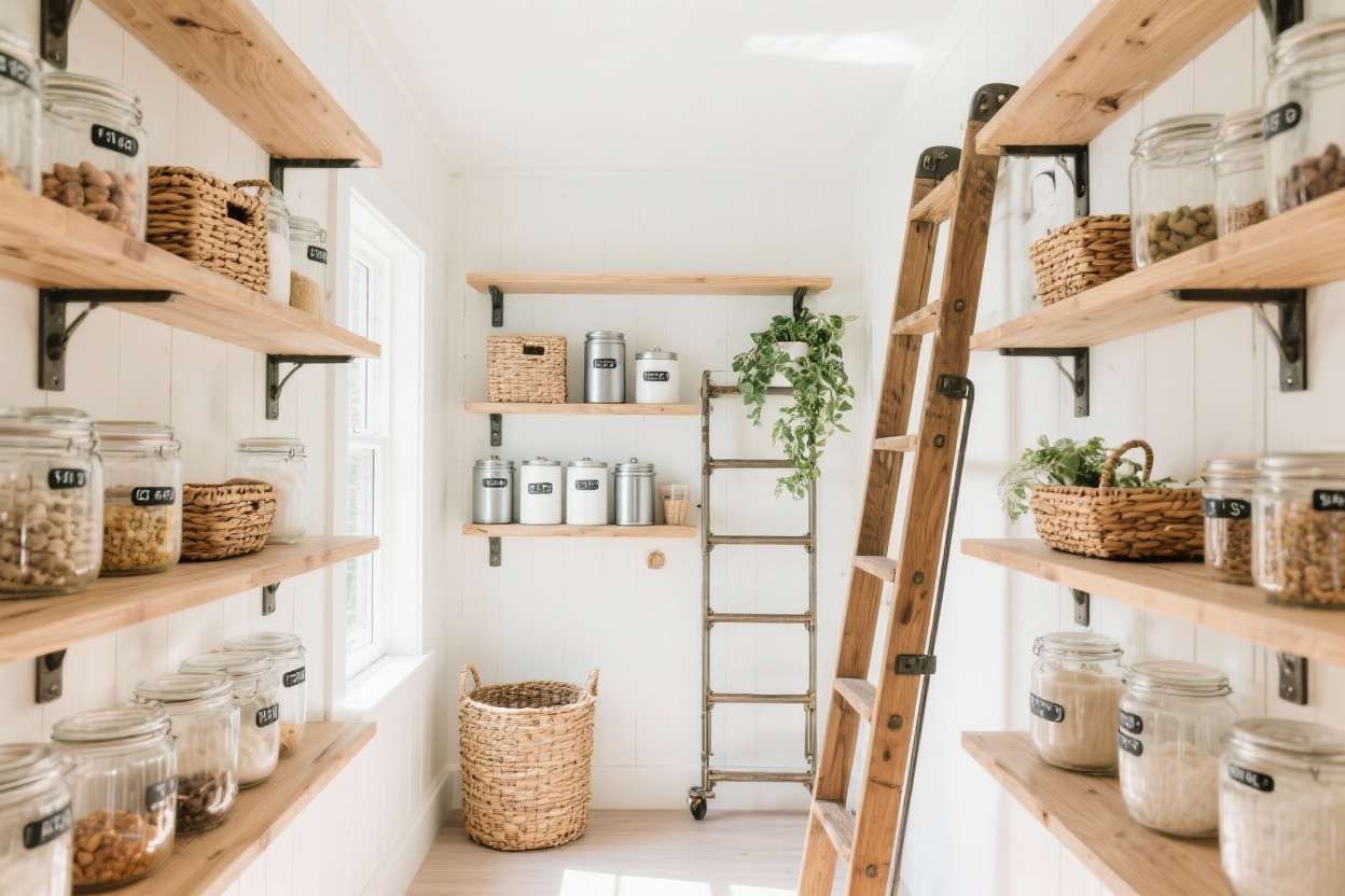 9 Pantry Shelf Ideas That Look Good and Function Well