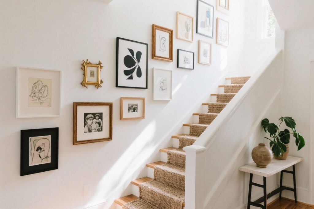 7 Gallery Wall Ideas for Staircases That Instantly Elevate Your Home