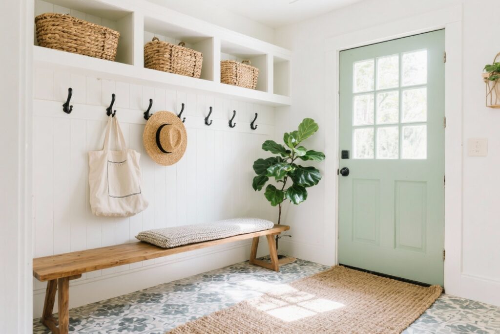 9 Mini Mudroom Ideas for Small Entryways That Maximize Style