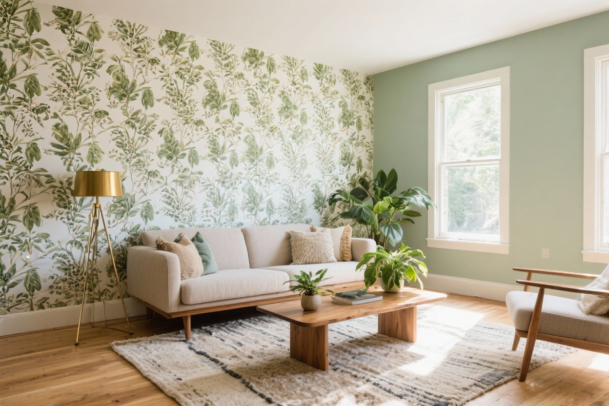 How to Mix Wallpaper and Paint in One Room: 7 Irresistible Design Ideas