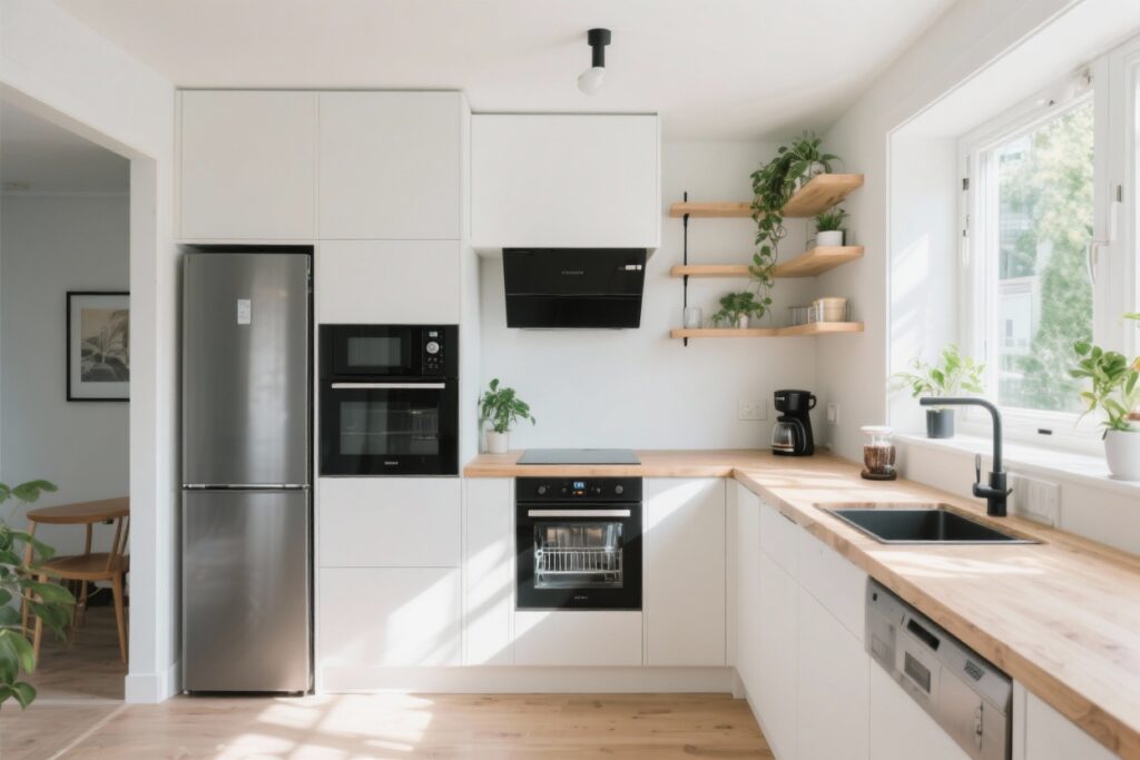 7 Ways to Arrange Appliances in a Small Kitchen That Feel Surprisingly Spacious