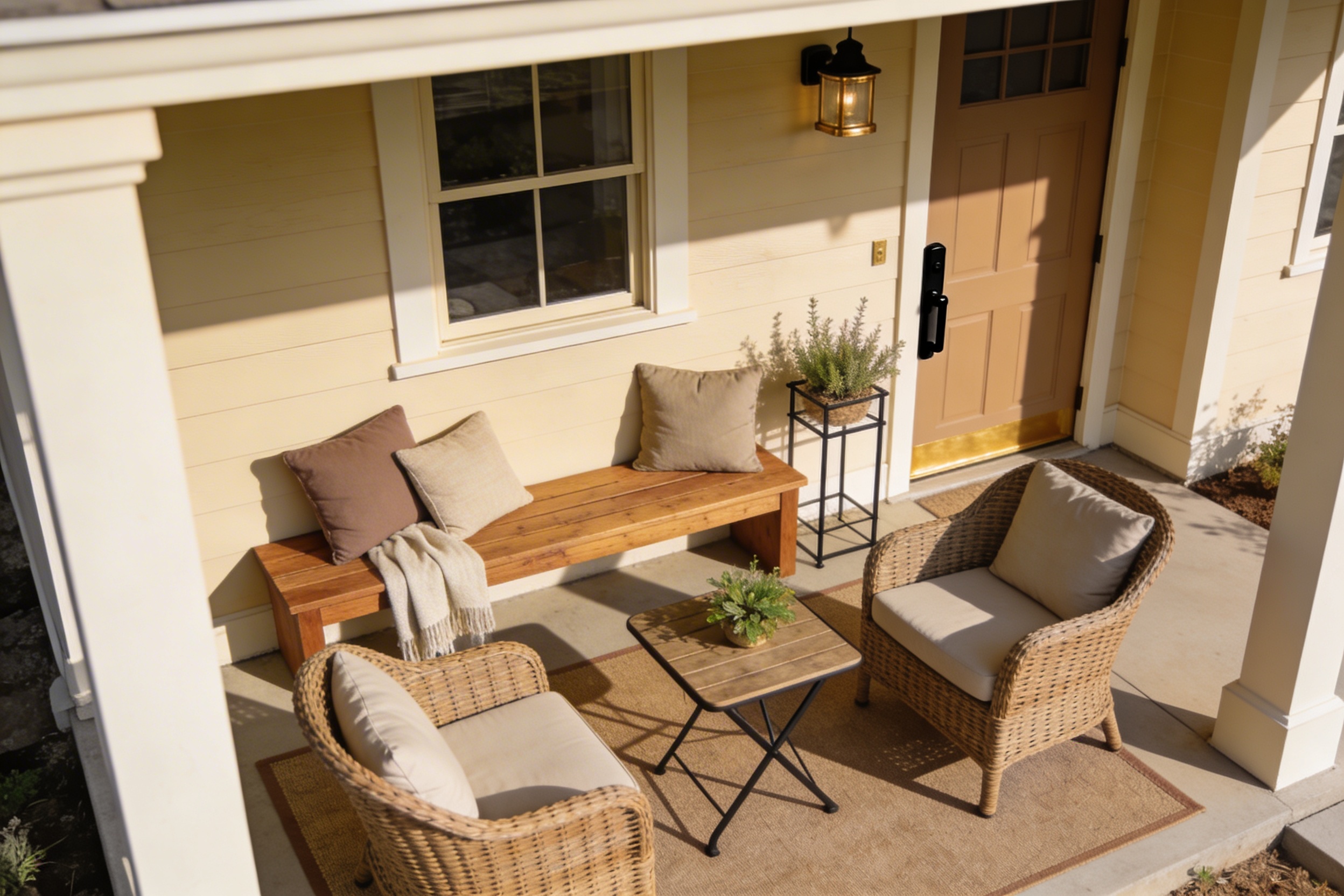 10 Creative Tiny Front Porch Ideas to Maximize Curb Appeal: Tiny Wonders