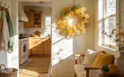 11 Ways to Curly Deco Mesh Wreath: Charming Room Concepts