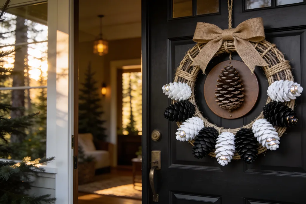 10 Creative Pine Cone Wreath Ideas From Forest to Front Door: Fresh Takes