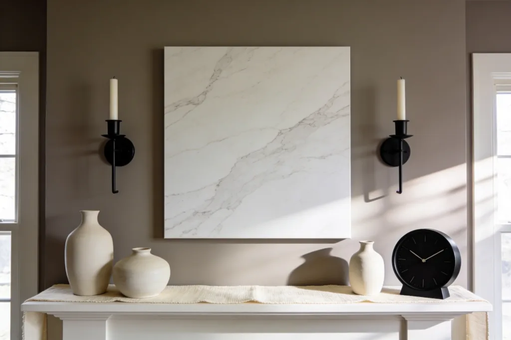 11 Modern Fireplace Mantel Decorating Ideas to Elevate Your Space: Quick Luxe Makeovers