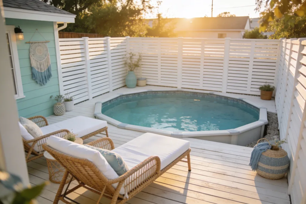 10 Above Ground Pool Ideas for Small Backyards: Tiny Oasis Tricks